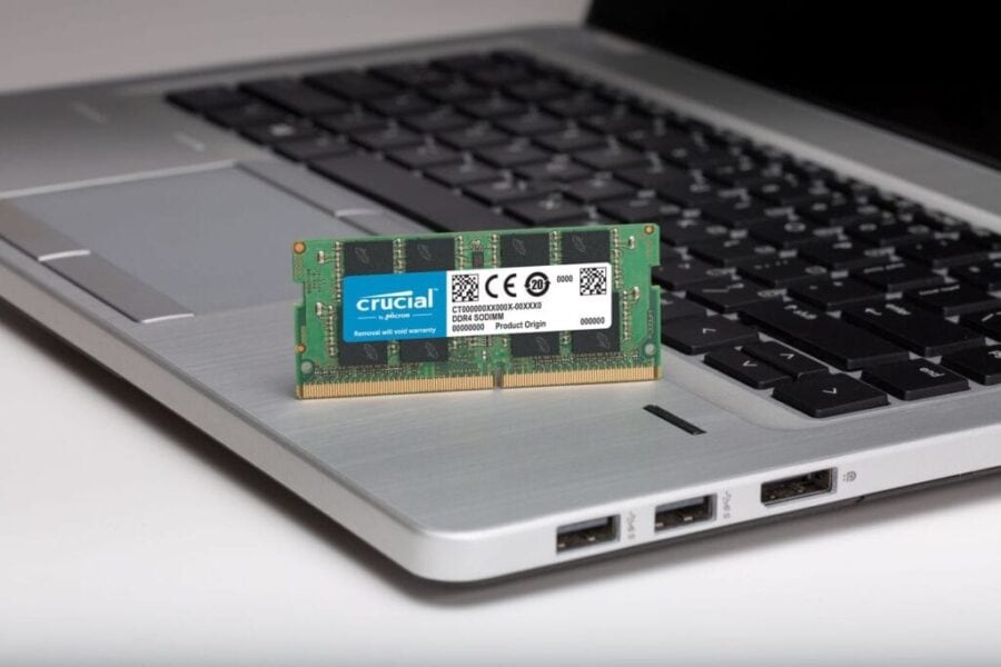 Crucial 32gb 3200mhz Ddr4 Cl22 Notebook Ram (ct32g4sfd832a) H4