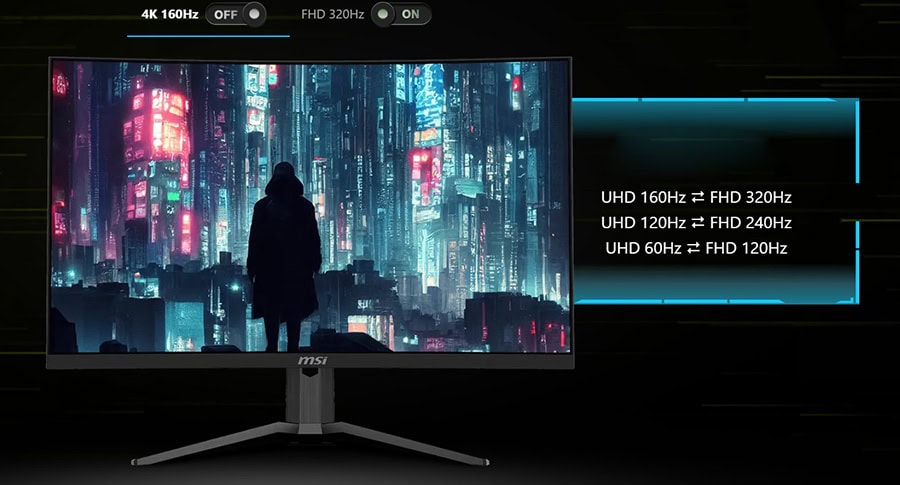 MSI MAG 321CUPDF Gaming Monitör h6