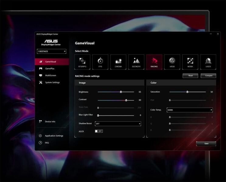 ROG Strix XG27ACG ASUS ROG Strix XG27ACG Gaming Monitör h10