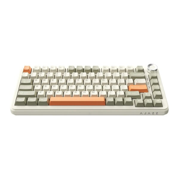 Ajazz Ak820 Max Grey Beige Orange Flying Fish Switch Rgb Kablosuz Hotswap Mekanik Gaming Klavye 2