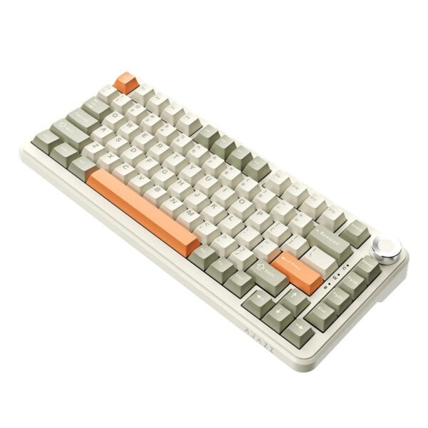 Ajazz Ak820 Max Grey Beige Orange Flying Fish Switch Rgb Kablosuz Hotswap Mekanik Gaming Klavye 3
