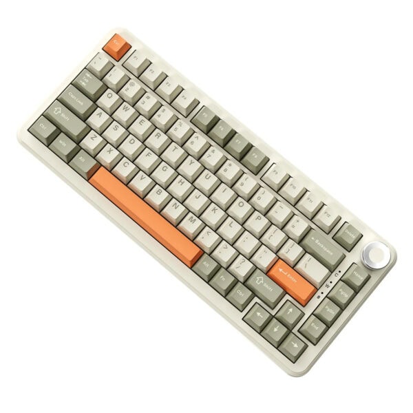 Ajazz Ak820 Max Grey Beige Orange Flying Fish Switch Rgb Kablosuz Hotswap Mekanik Gaming Klavye 5