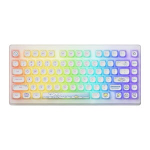 Akko X Cinnamoroll Acr Top75b Ozel Seri Creamy Cyan Switch Rgb Kablosuz Hotswap Mekanik Gaming Klavye 1