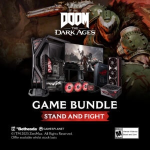 Asus Doom The Dark Ages Isbirligini Kuresel Paketle Kutluyor
