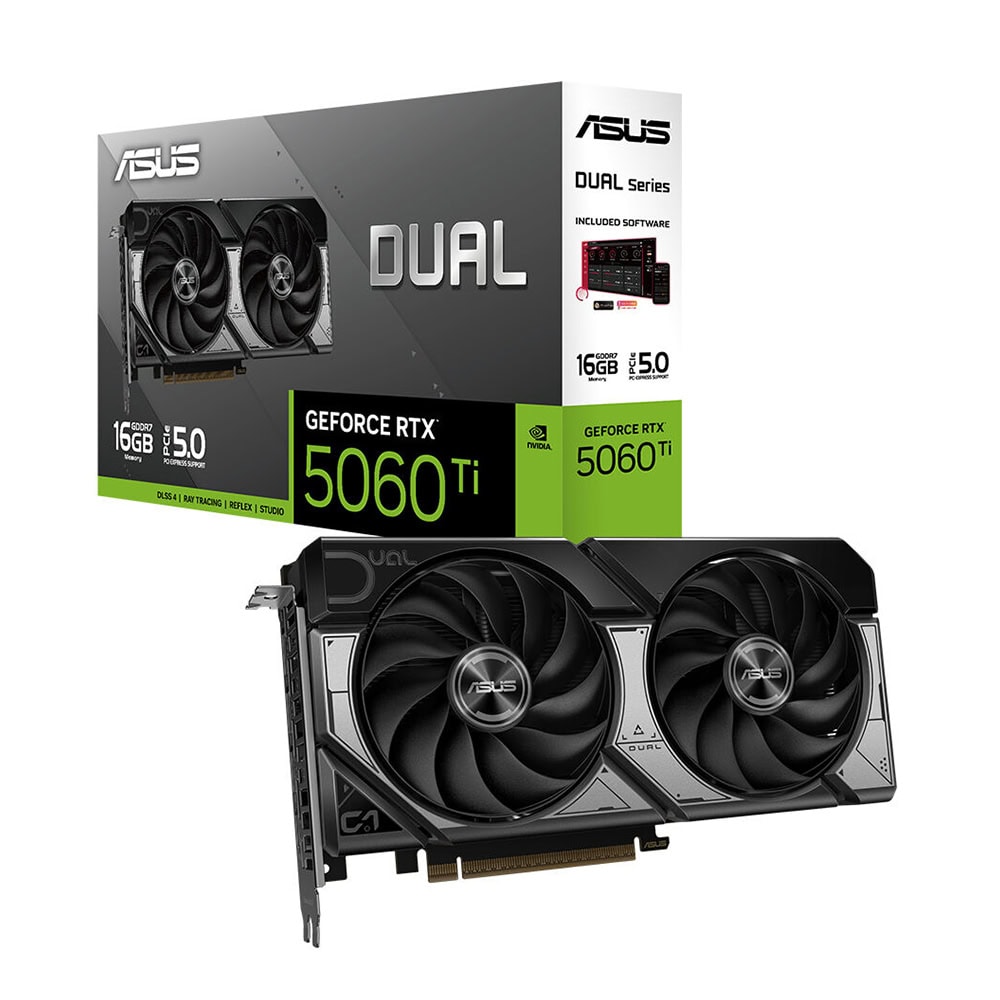Asus Dual Geforce Rtx 5060 Ti 16gb Gddr7 128 Bit Dlss 4 Ekran Karti Y1