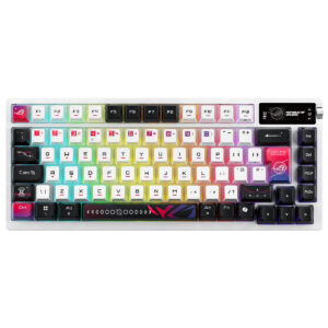 Asus Rog Azoth X Nx Snow V2 Switch Rgb Kablosuz Hotswap Türkçe Mekanik Gaming Klavye 1