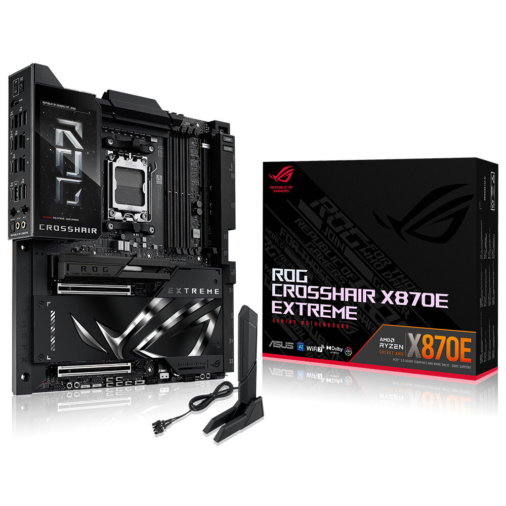 Asus Rog Crosshair X870e Extreme 9000mhz Oc Ddr5 Soket Am5 M 2 Hdmi Type C E Atx Anakart 1