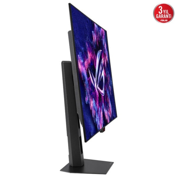 Yüksek çözünürlüklü Asus oyun monitörü, 4K ekran ve hızlı tepki süresi ile oyuncular için ideal, ergonomik tasarım ve yüksek performans sağlar.