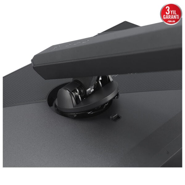 Görüntü, bilgisayar monitörünün arka kısmında yer alan ve ayarlanabilen monitör tutucu askısını gösteriyor. Modern ve ergonomik tasarımıyla gaming monitörleri ve bilgisayar aksesuarları için uygun. Ürün dayanıklı malzemelerden yapılmış olup, uzun süre kullanım sağlar. Ayrıca, kolay kurulum ve ayar imkanı ile oyuncular ve ofis kullanıcıları için idealdir. Gaming ve bilgisayar donanımları kategorisinde yüksek SEO değeri taşıyan önemli bir görsel.