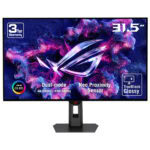 Yüksek çözünürlüklü 31.5 inç OLED oyun monitörü, hızlı tepki süresi ve üstün görüntü kalitesi ile profesyonel ve gamer kullanıcılar için ideal. Neon renkler ve teknolojik tasarım öne çıkıyor.