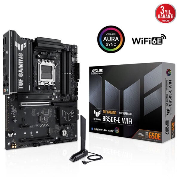 Asus Tuf Gaming B650e E Wifi 8000mhz Oc Ddr5 Soket Am5 M 2 Hdmi Dp Atx Anakart 2