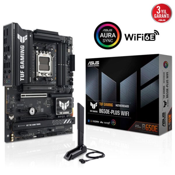 Asus Tuf Gaming B650e Plus Wifi 8000mhz Oc Ddr5 Soket Am5 M 2 Hdmi Dp Atx Anakart 2