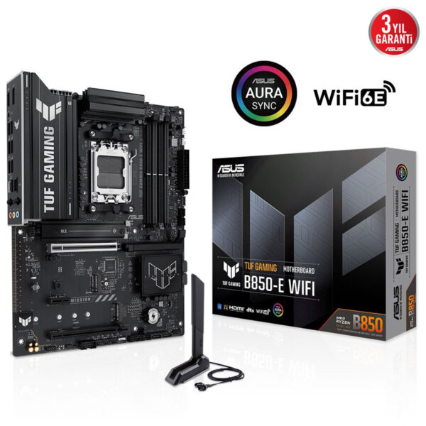 Asus Tuf Gaming B850 E Wifi 8000mhz Oc Ddr5 Soket Am5 M 2 Hdmi Dp Atx Anakart 2