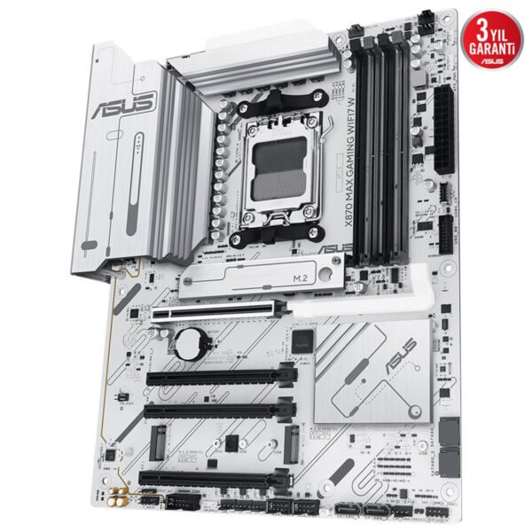 Asus X870 Max Gaming Wifi7 W 8000mhz Oc Ddr5 Am5 Soket M 2 Hdmi Usb4 Atx Anakart 5