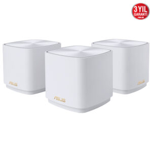 Asus Zenwifi Xd4 Mini Ax1800 Dual Band Wifi 6 Aimesh Kablosuz Mesh Sistemi Beyaz Uclu Paket 1