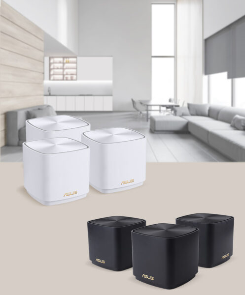 ASUS ZenWiFi XD4 Mini Mesh Sistemi (Beyaz, Üçlü Paket) h1