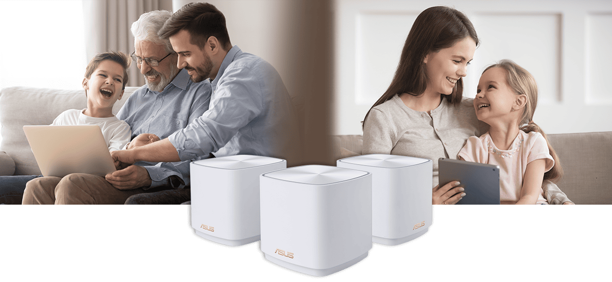 ASUS ZenWiFi XD4 Mini Mesh Sistemi (Beyaz, Üçlü Paket) h2