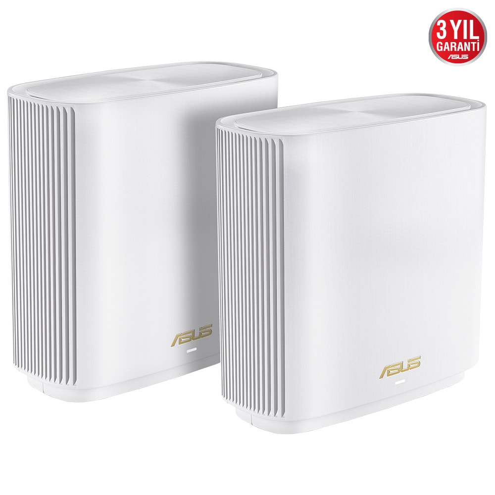 Asus Zenwifi Xt8 Ax6600 Tri Band Wifi 6 Aimesh Kablosuz Mesh Sistemi Beyaz Ikili Paket 1