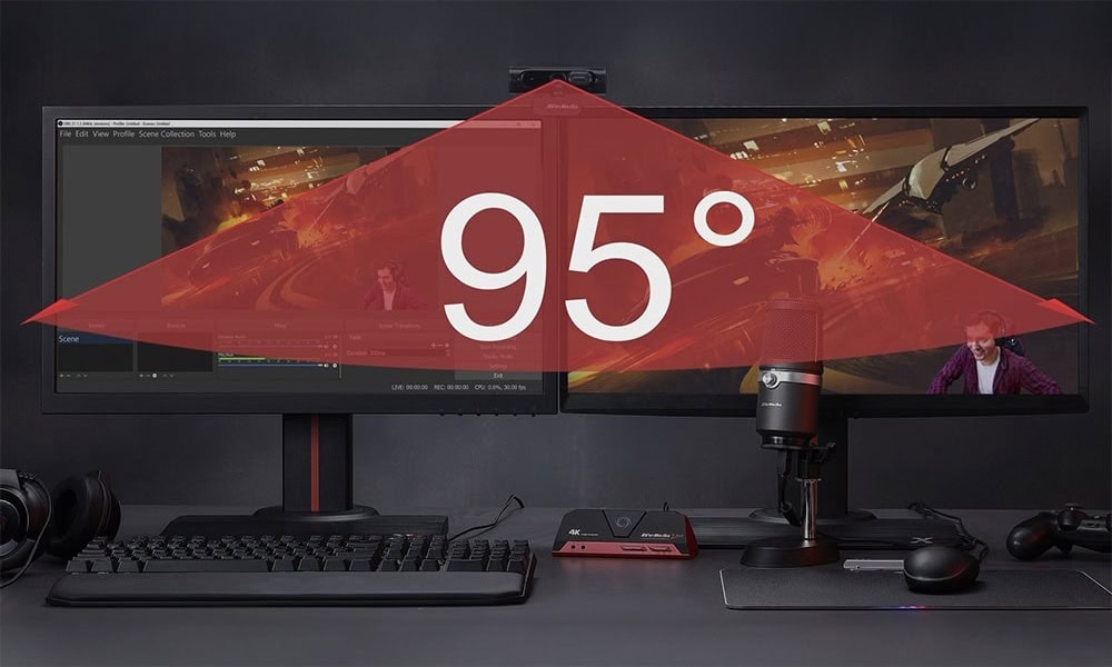 Ultra Geniş 95° ile Görüş Alanınızı Genişletin