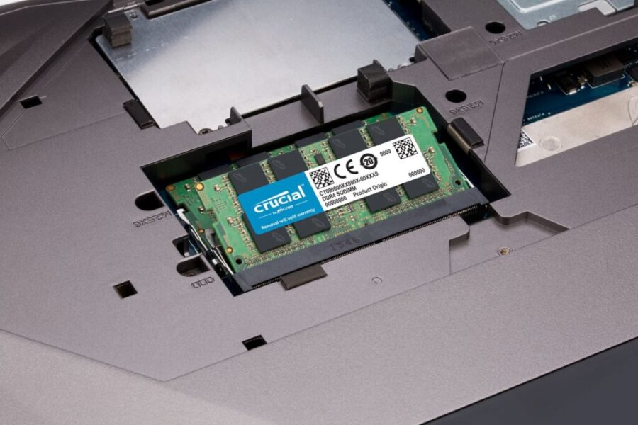 Crucial 32gb 3200mhz Ddr4 Cl22 Notebook Ram (ct32g4sfd832a) H1