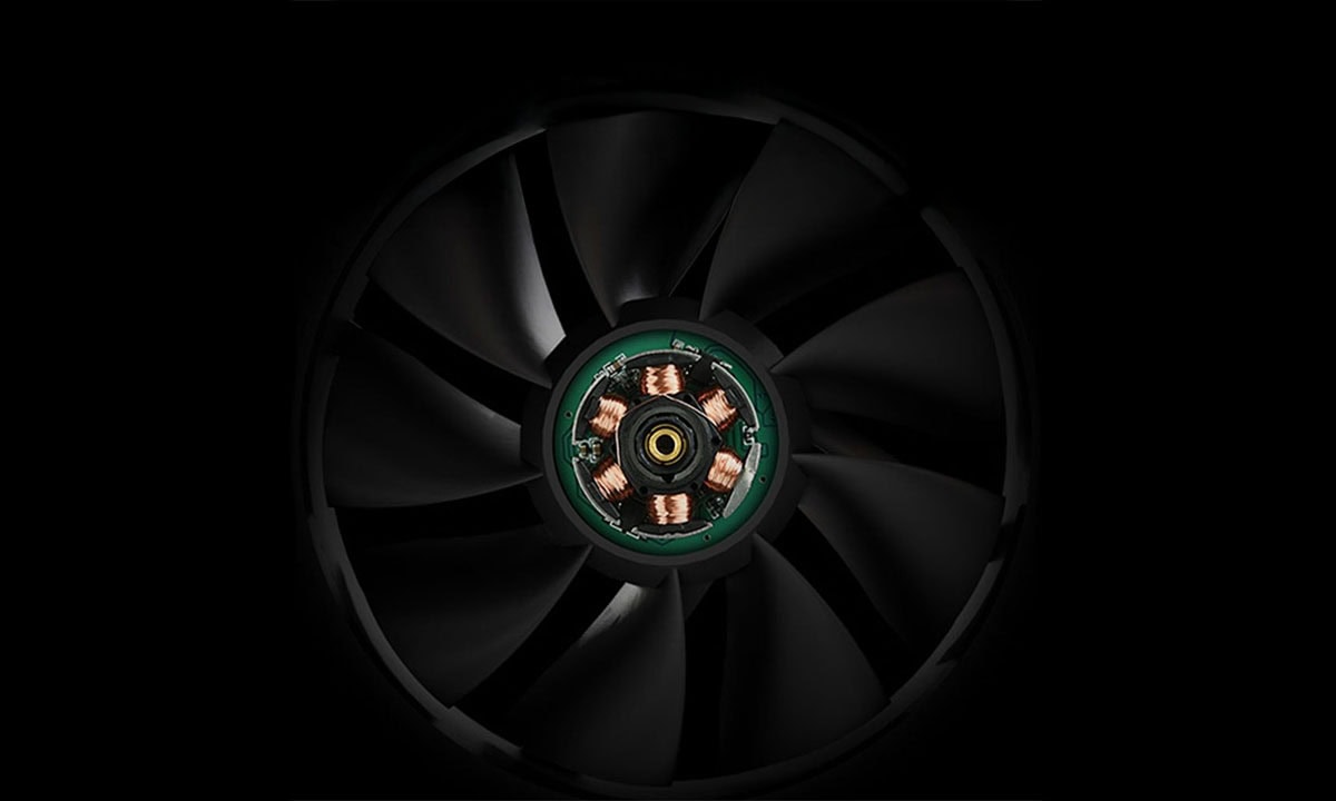 İÇİNDE 6 KUTUPLU MOTOR FANI