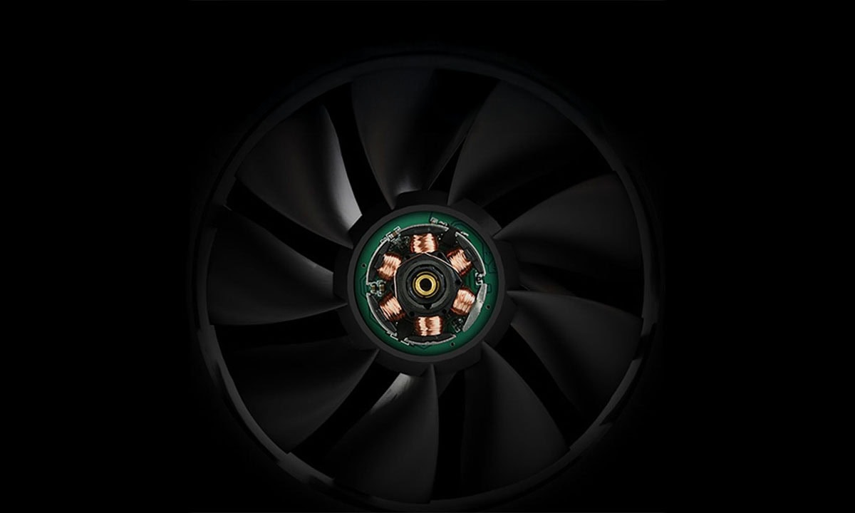 İÇİNDE 6 KUTUPLU MOTOR FANI