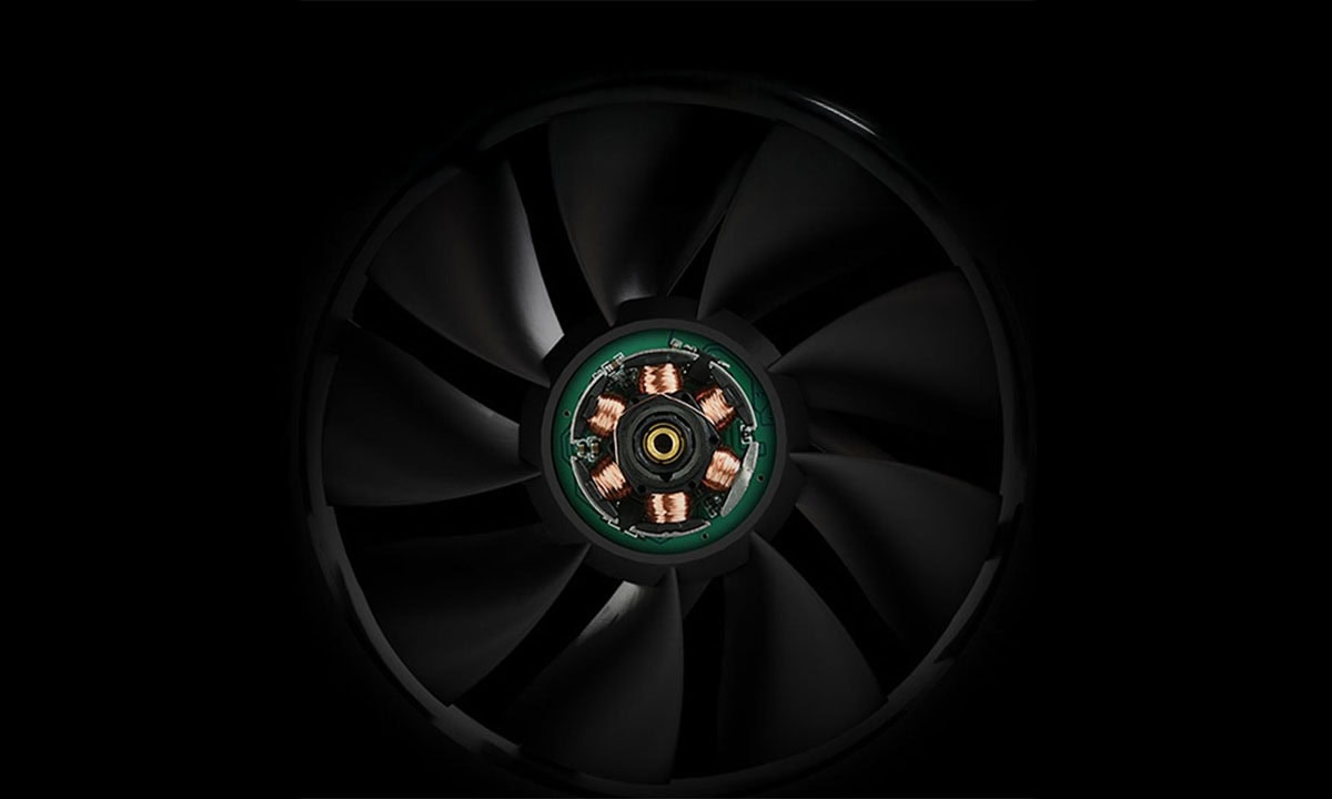 İÇİNDE 6 KUTUPLU MOTOR FANI