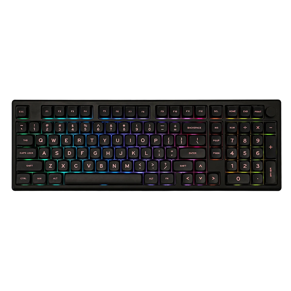 Epomaker Galaxy100 Qmk Via Siyah Wisteria Switch Rgb Kablosuz Hotswap Mekanik Gaming Klavye 1