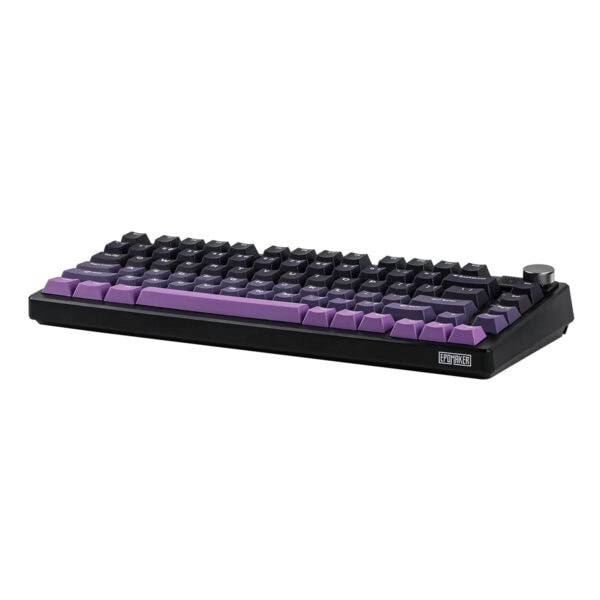 Epomaker He75 Mag Black Purple Hall Effect Gateron Magnetic White Manyetik Switch Rgb Kablosuz Hotswap Mekanik Gaming Klavye 3