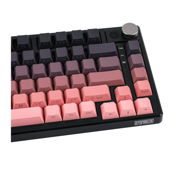 Epomaker He75 Tri Mechanical Black Pink Flamingo Switch Rgb Kablosuz Hotswap Mekanik Gaming Klavye 6