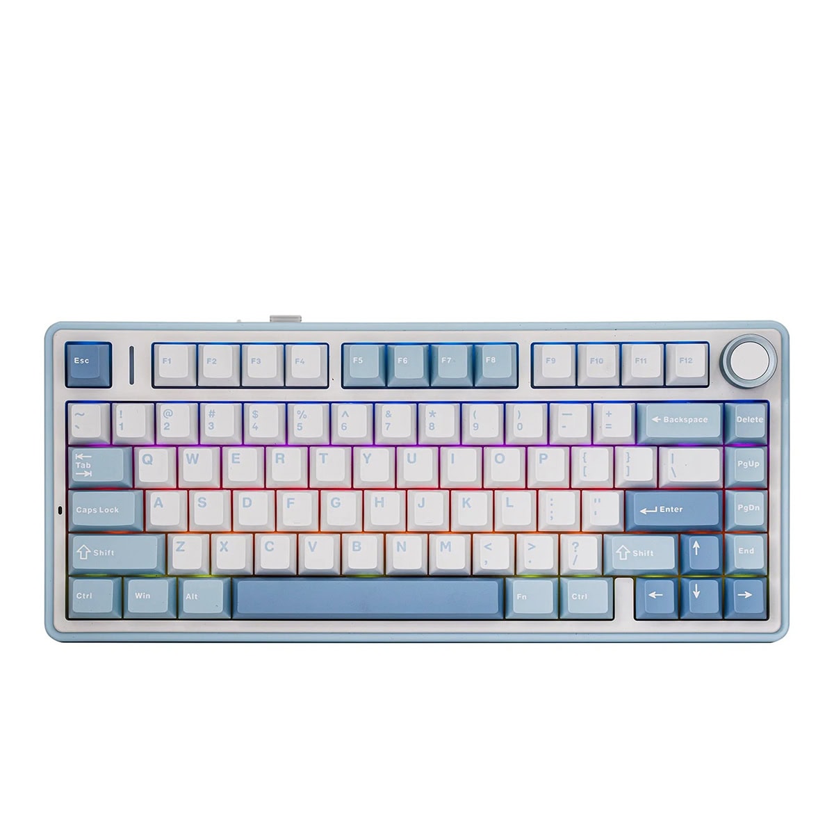Epomaker X Aula F75 Sea Salt Blue Leobog Greywood V3 Switch Rgb Kablosuz Hotswap Mekanik Gaming Klavye 1