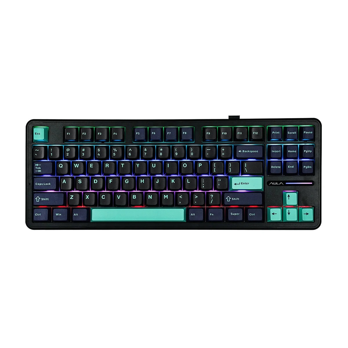 Epomaker X Aula F87 Pro Siyah Leobog Greywood V4 Switch Rgb Kablosuz Hotswap Mekanik Gaming Klavye 1