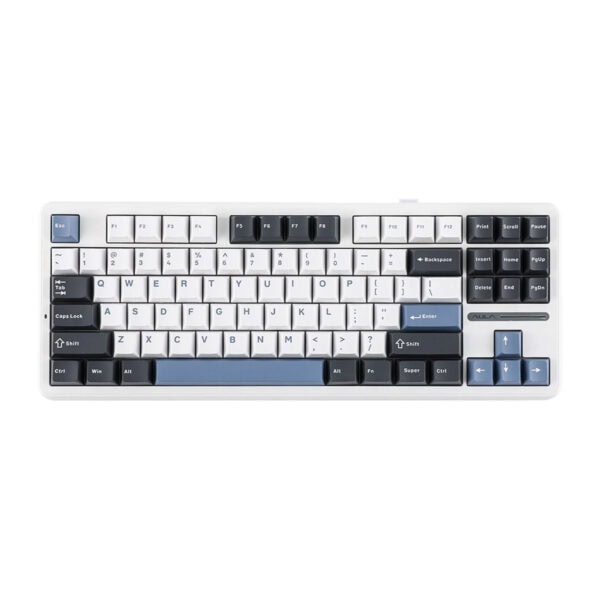 Epomaker X Aula F87 Pro Smoke Blue Leobog Greywood V4 Switch Rgb Kablosuz Hotswap Mekanik Gaming Klavye 2