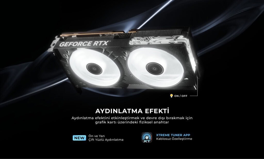 Galax Geforce Rtx 5060 Ti 1 Click Oc 8gb Gddr7 128 Bit Dlss 4 Ekran Kartı (56isn8mdcpct) H10