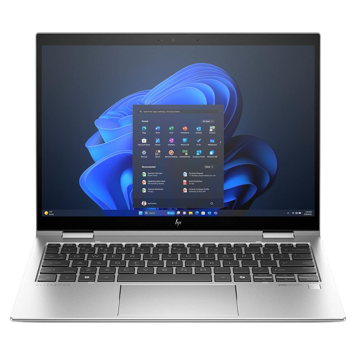 Hp Elite X360 830 G11 Intel Core Ultra 7 155u 32gb Lpddr5x 1tb Ssd 13.3 Inç Wuxga Ips W11 Pro Dokunmatik Laptop (970p7et) 1