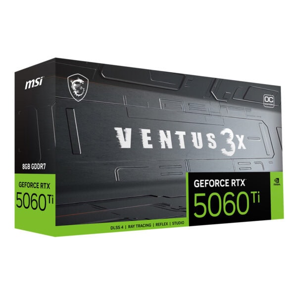 Msi Geforce Rtx 5060 Ti 8g Ventus 3x Oc 8gb Gddr7 128 Bit Dlss 4 Ekran Karti Y11