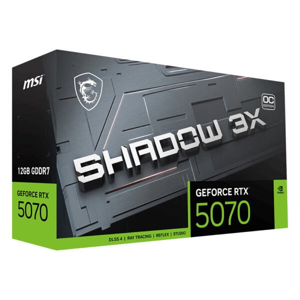 Msi Geforce Rtx 5070 12g Shadow 3x Oc 12gb Gddr7 192 Bit Dlss 4 Ekran Karti 10