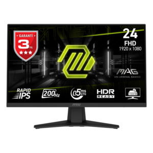 Msi Mag 244f 23 8 Inc 200hz 0 5ms Full Hd Freesync Premium Rapid Ips Gaming Monitor 1