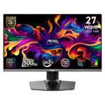 Yüksek çözünürlüklü MSI MAG ARMOR Y30 27 inç 2560x1440 WQHD gamers monitoru, OLED panel, 500Hz yenileme hızı ve 0.3ms tepki süresi ile profesyonel oyunculara özel tasarım.