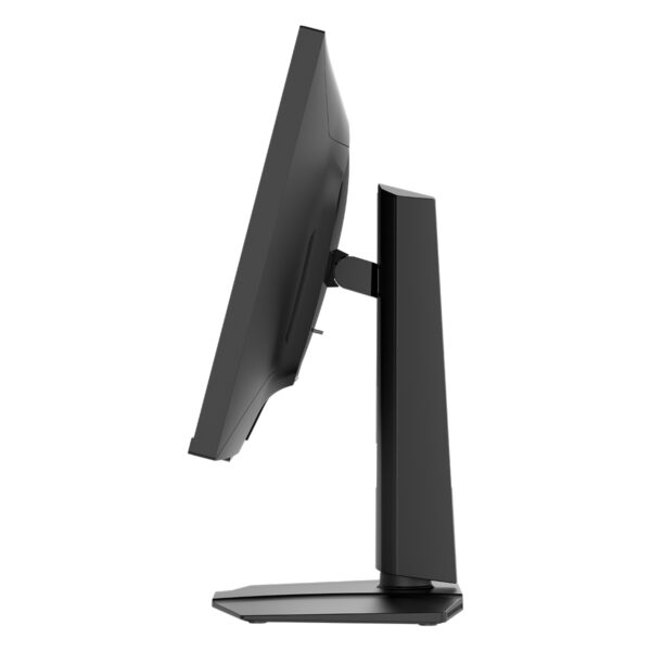 Yüksek çözünürlüklü monitör ve stand detayları, bilgisayar oyunları ve e-spor için uygun, şık ve ergonomik tasarım, gaming ve teknoloji tutkunları için ideal.