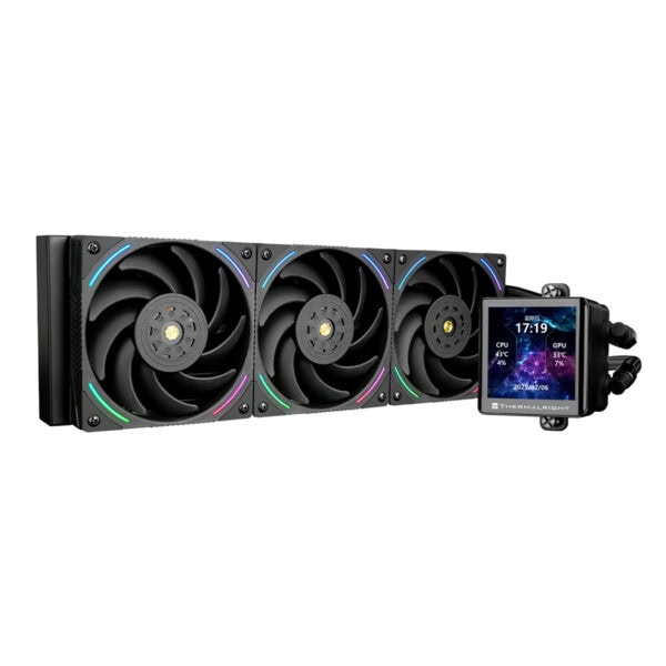 Thermalright Frozen Vision 360 Argb Black V2 360mm Intel Amd Uyumlu Islemci Sivi Sogutucu 2 Yil Birebir Degisim Garantili 1