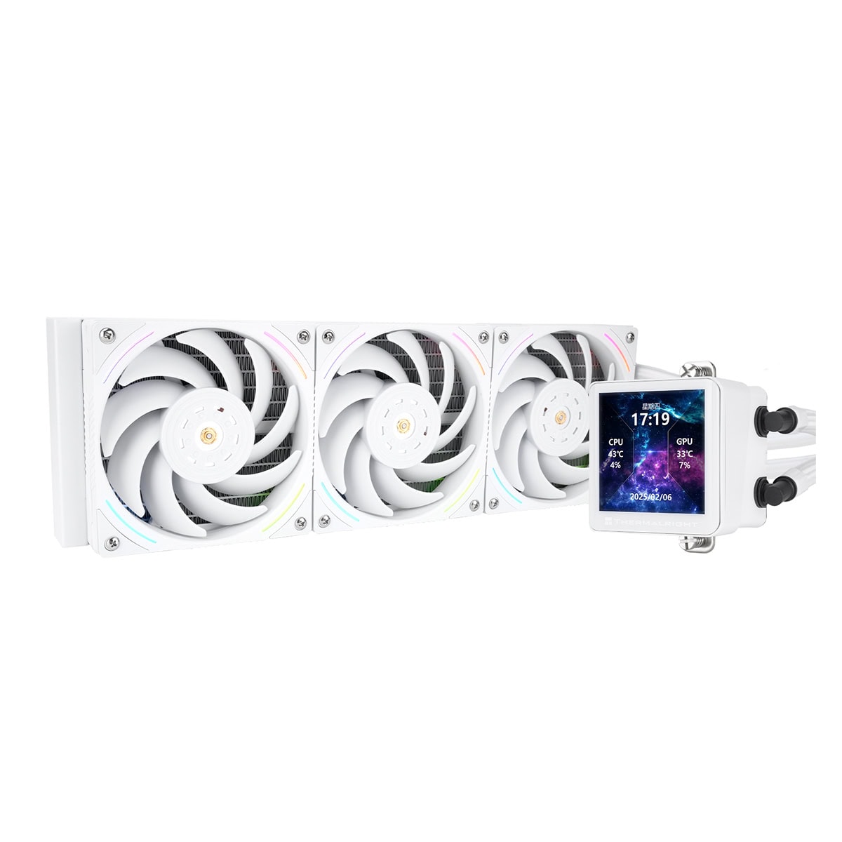 Thermalright Frozen Vision 360 Argb White V2 360mm Intel Amd Uyumlu Islemci Sivi Sogutucu 2 Yil Birebir Degisim Garantili 2