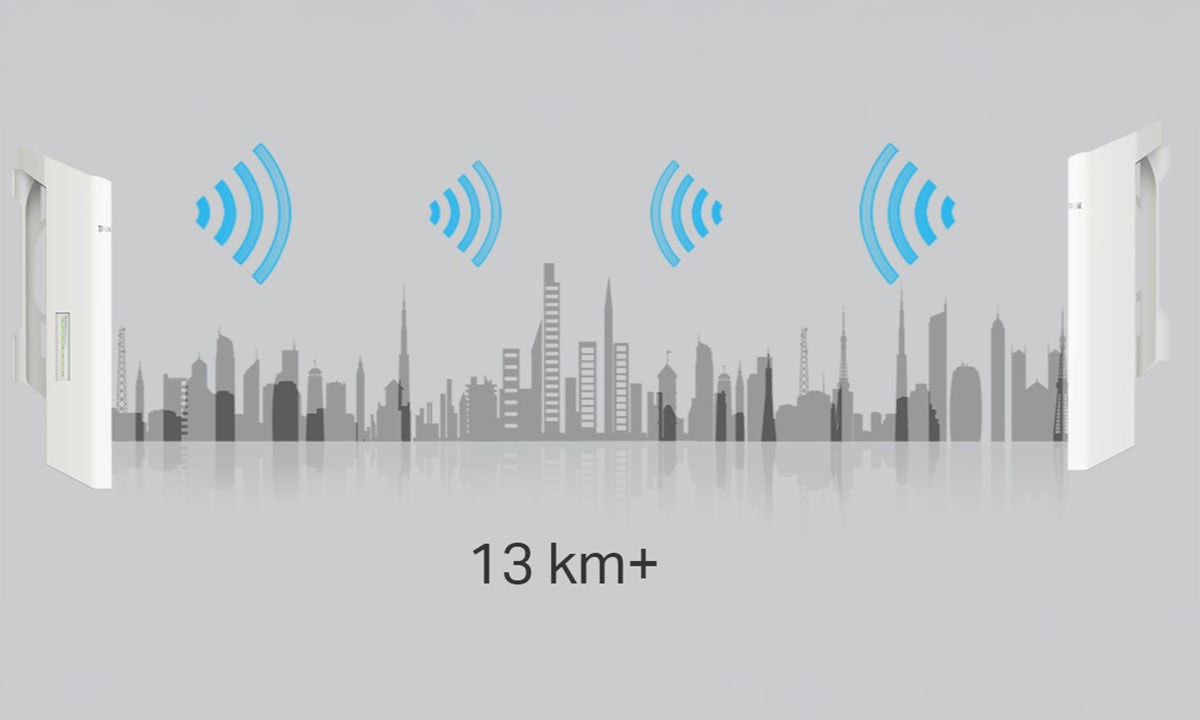 13km+ Kablosuz Veri İletimi