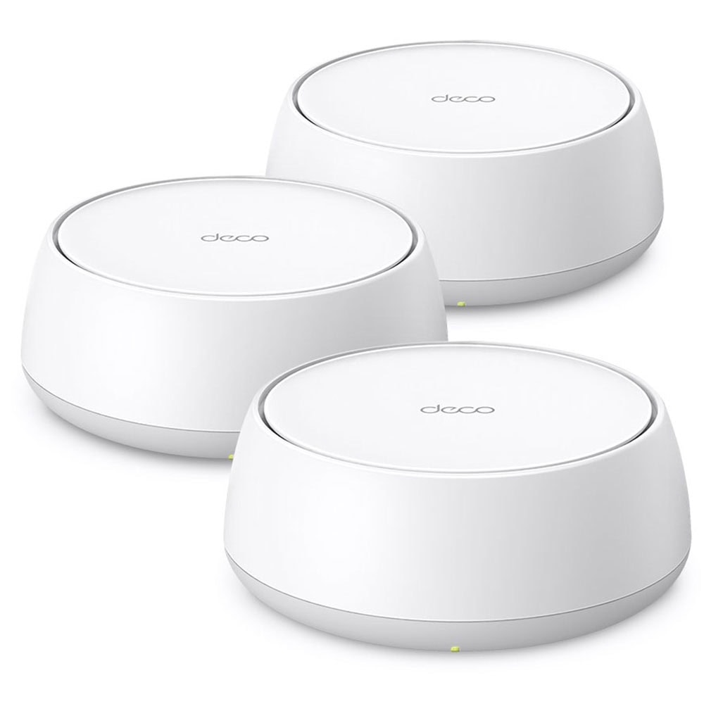 Tp Link Deco Be25 Be5000 Dual Band Tüm Ev Mesh Wifi 7 Sistemi (Üçlü Paket) 1