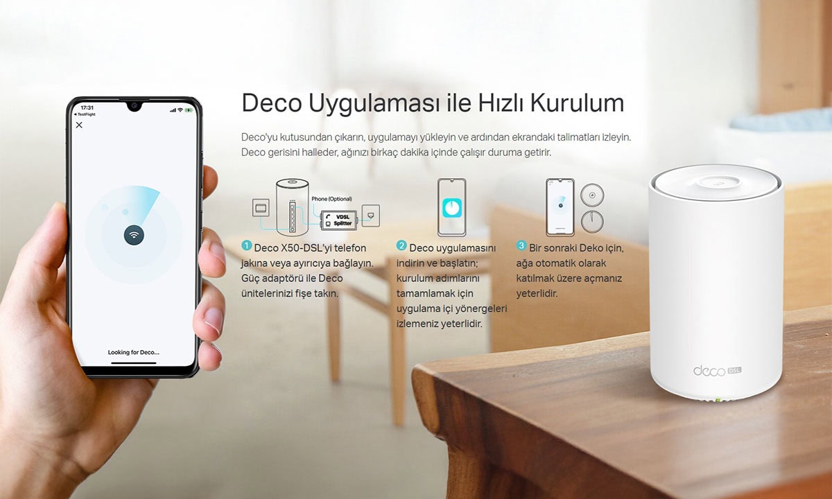 Deco Uygulaması ile Hızlı Kurulum