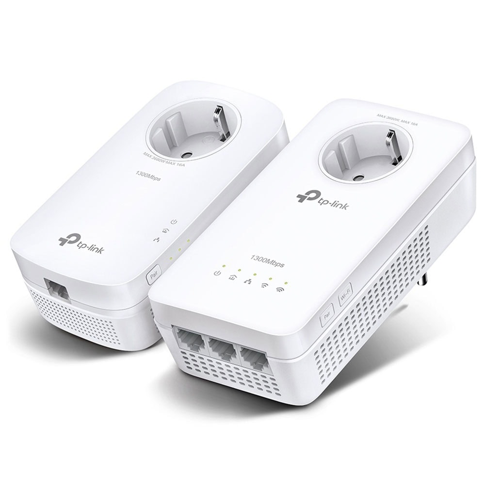 Tp Link Tl Wpa8631p Kit Av1300 Gigabit Passthrough Wifi Genişletici Powerline Adaptörü 1