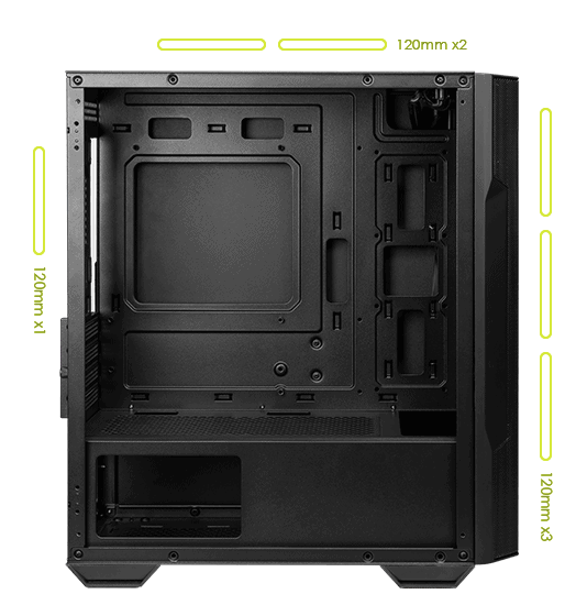 MSI MAG FORGE M100R WHITE ARGB Gaming Kasa H14