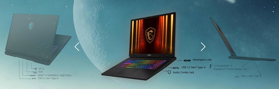 MSI CROSSHAIR A17 HX D8WGKG-012XTR Gaming Laptop H18