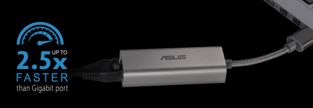 USB-C2500 ASUS USB-C2500 2.5 Gigabit USB 3.2 Ethernet Adaptörü h2