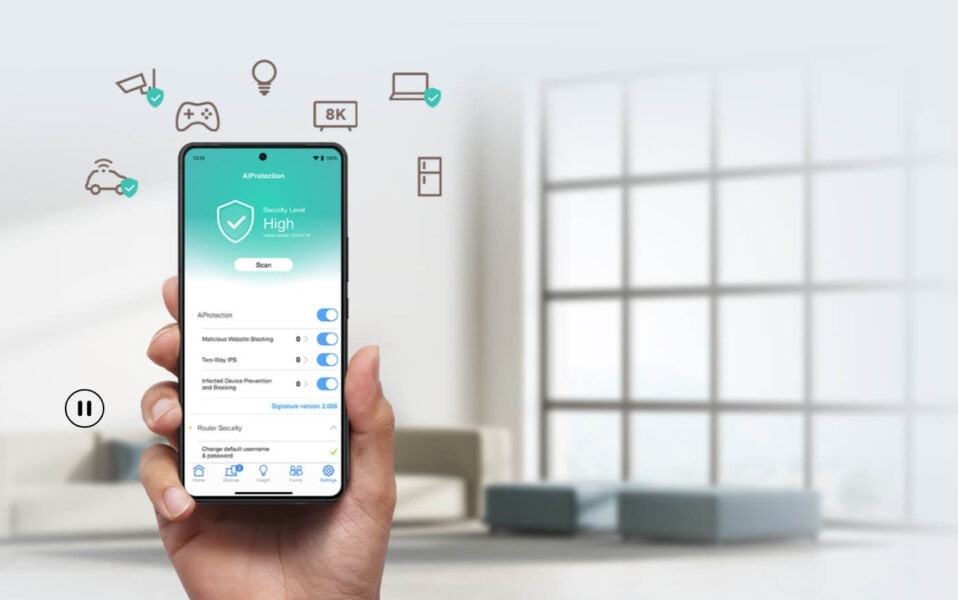 ASUS ZenWiFi BT8 ASUS ZenWiFi BT8 Mesh Sistemi H20